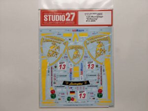 1/24 Lamborghini Murcielago 2006 FIA GT1 #13 B-Racing Декали Studio27 ST27-DC1051