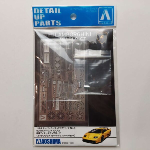 1/24 Lamborghini Diablo GT Detail Up Parts Set No.8 Aoshima 010532