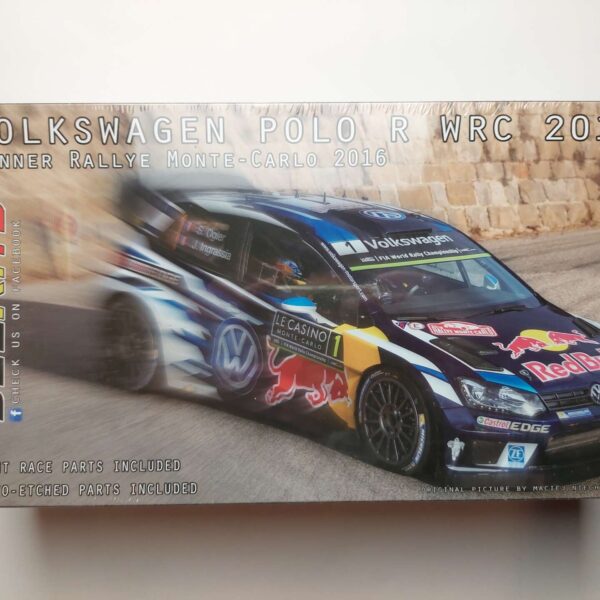 1/24 Volkswagen Polo R WRC 2016 Rallye Monte-Carlo Winner Сборная модель Belkits BEL-011