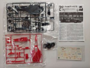 1/24 Ferrari 412 T2 1995 5th Jean Alesi #27 Сборная модель Protar 18264