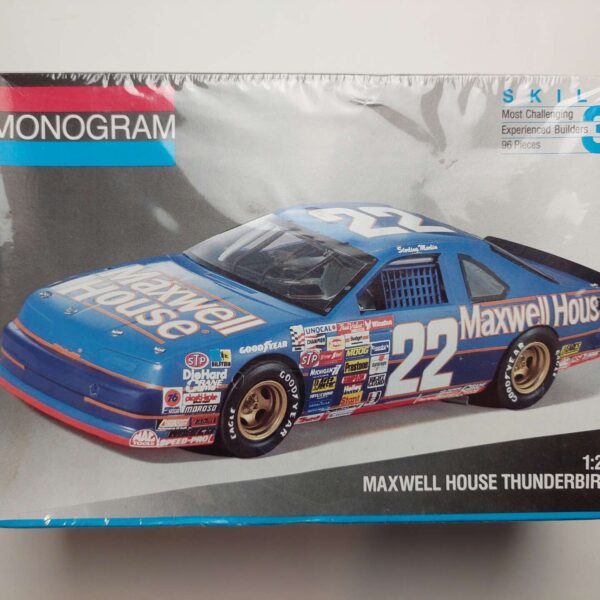 1/24 Ford Thunderbird 1991 #22 Junior Johnson Racing Maxwell House Сборная модель Monogram 2942