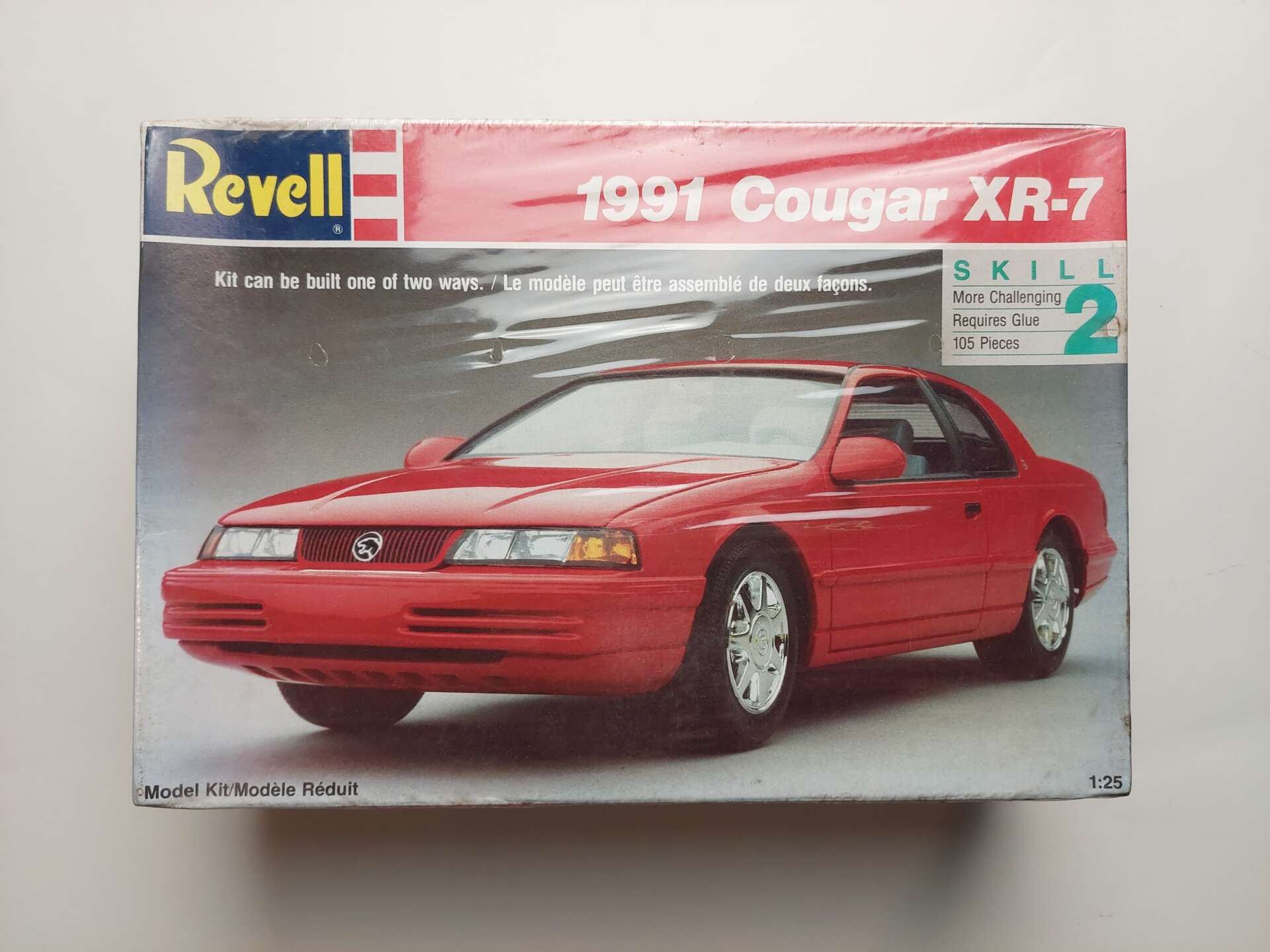 c429fc5ee74e53d5ed6f2968c020dca4.jpg 1/25 Mercury Cougar XR-7 1991 Сборная модель Revell 7432