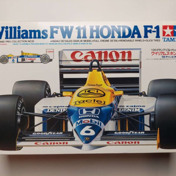 1/20 Honda Williams FW11 F-1 1986 Сборная модель Tamiya 20019