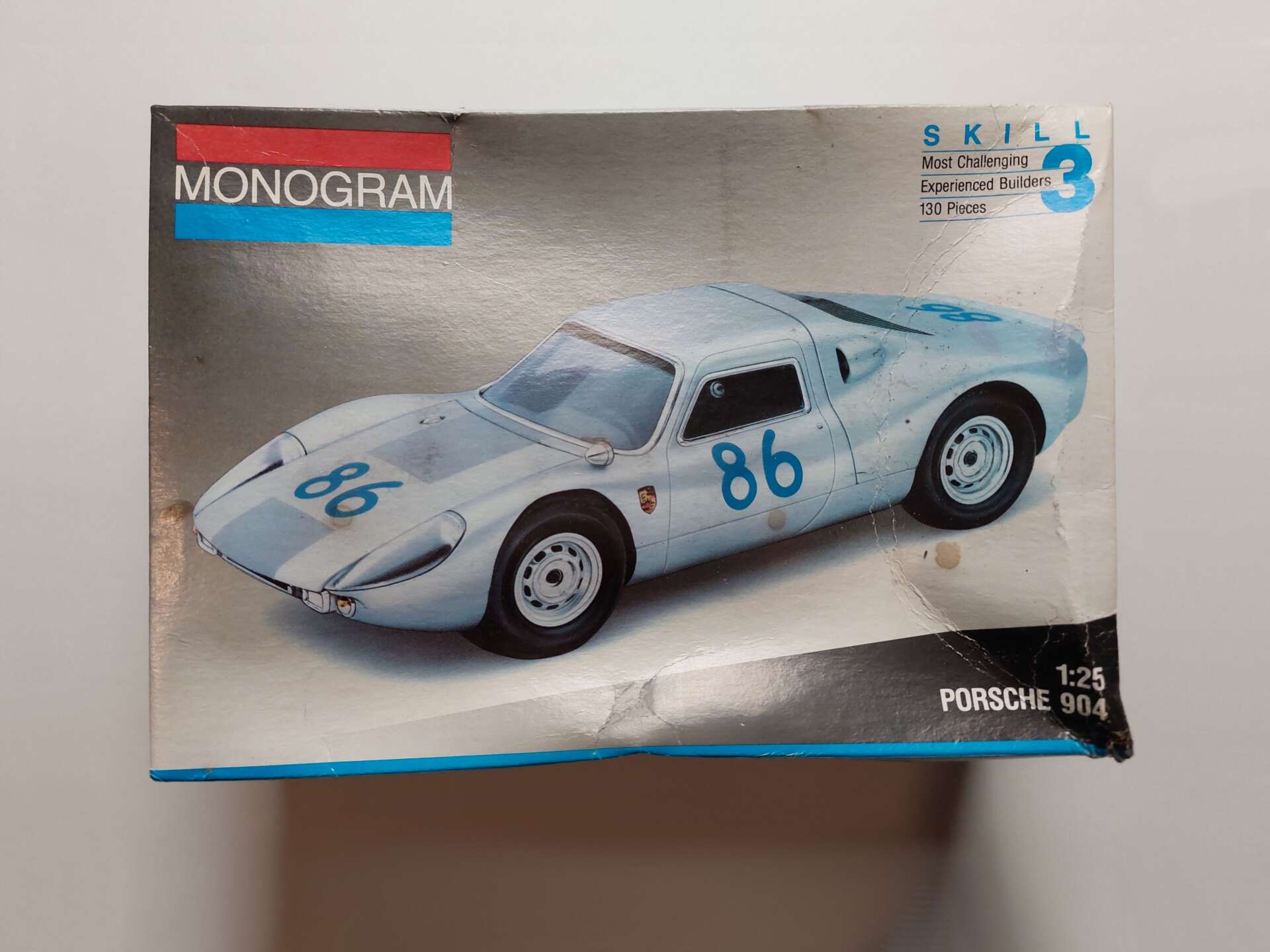 efcb53ea4103fa2646a865d8f103b996.jpg 1/25 Porsche 904 Carrera GTS 1964 World Sportscar Championship 1st #86 Сборная модель Revell Monogram 2954