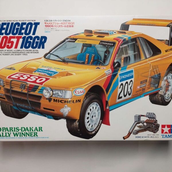 1/24 Peugeot 405 T16GR '90 Paris-Dakar Rally Winner Camel Сборная модель Tamiya 24094