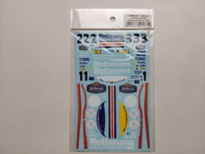 1/24 Porsche 956 1983 Rothmans Декали MSM Creation MSMD261