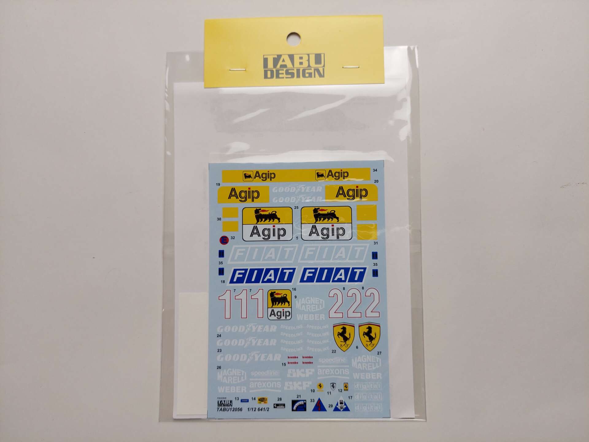 0b7fc02516932104cd98e4a72d84d25f.jpg 1/12 Ferrari 641/2 Agip (Tamiya) Full Sponsor Декали Tabu Design TABU-12056
