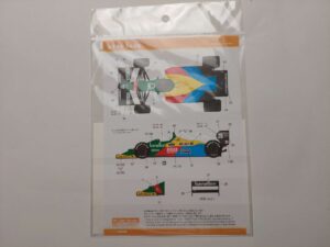 1/20 Benetton B188 1988 Декали Shunko Models SHK-D221