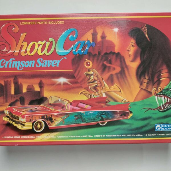 1/32 Cadillac Eldorado Show Car Crimson Saver Lowrider Сборная модель Gunze Sangyo G-179
