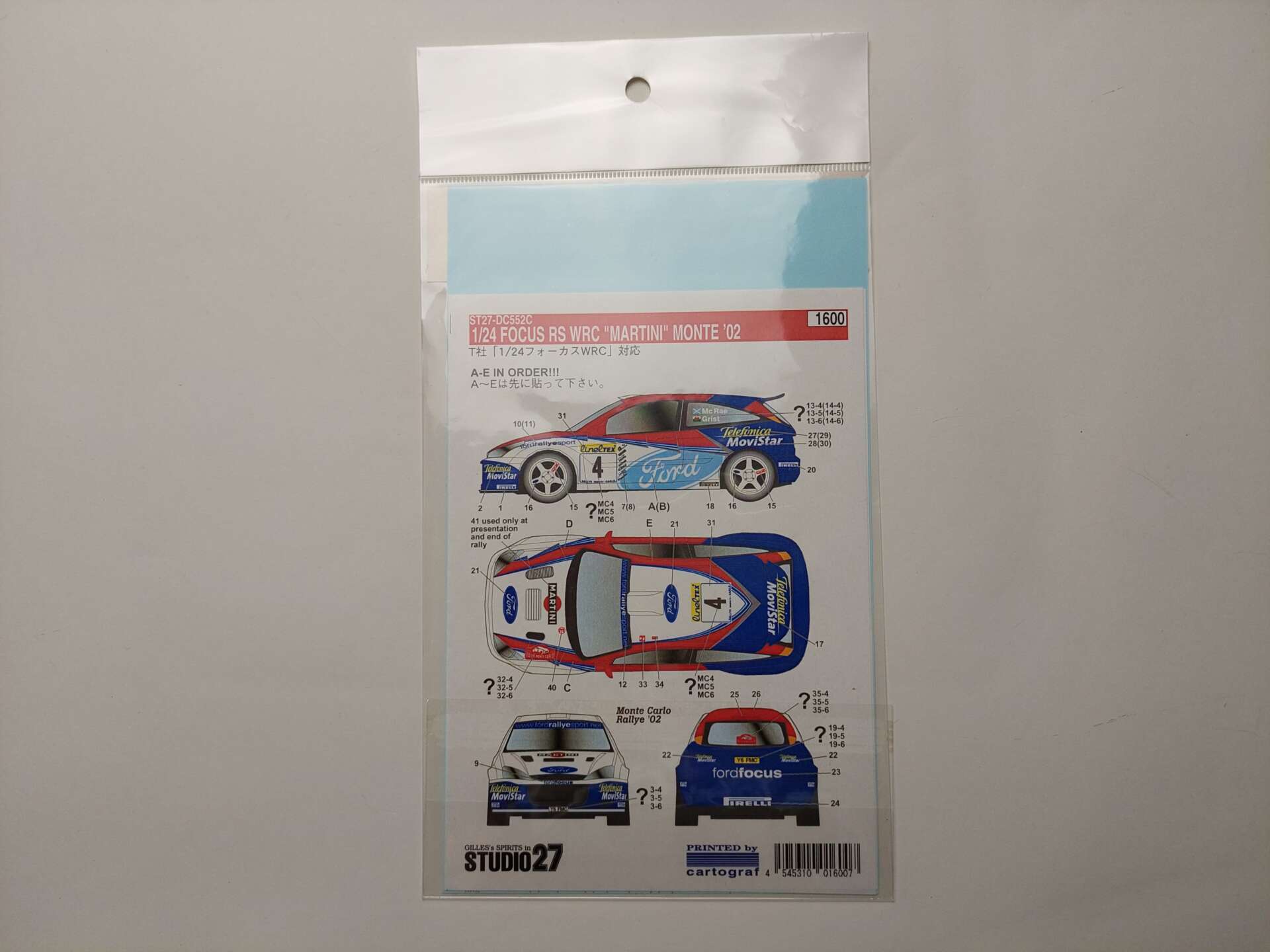 1c2cd8cdfc9e0ba1e29b2fd7e2d78e41.jpg 1/24 Ford Focus RS WRC '02 Monte Carlo Martini Декали Studio27 ST27-DC552C