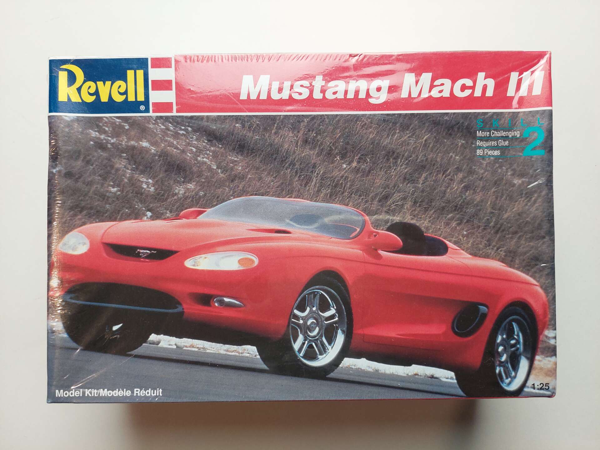 1ca08c77542d6c5b7fe98519f9fb4e51.jpg 1/25 Ford Mustang Mach III Сборная модель Revell 7364