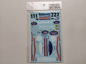 1/24 Porsche 962 1986 Rothmans Декали MSM Creation MSMD262