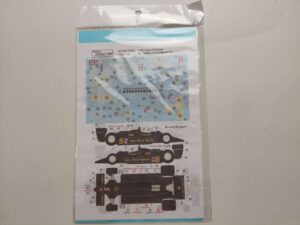 1/20 Lotus 79 1978 John Player Special Sponsor Decal Декали MSM Creation MSMD158A