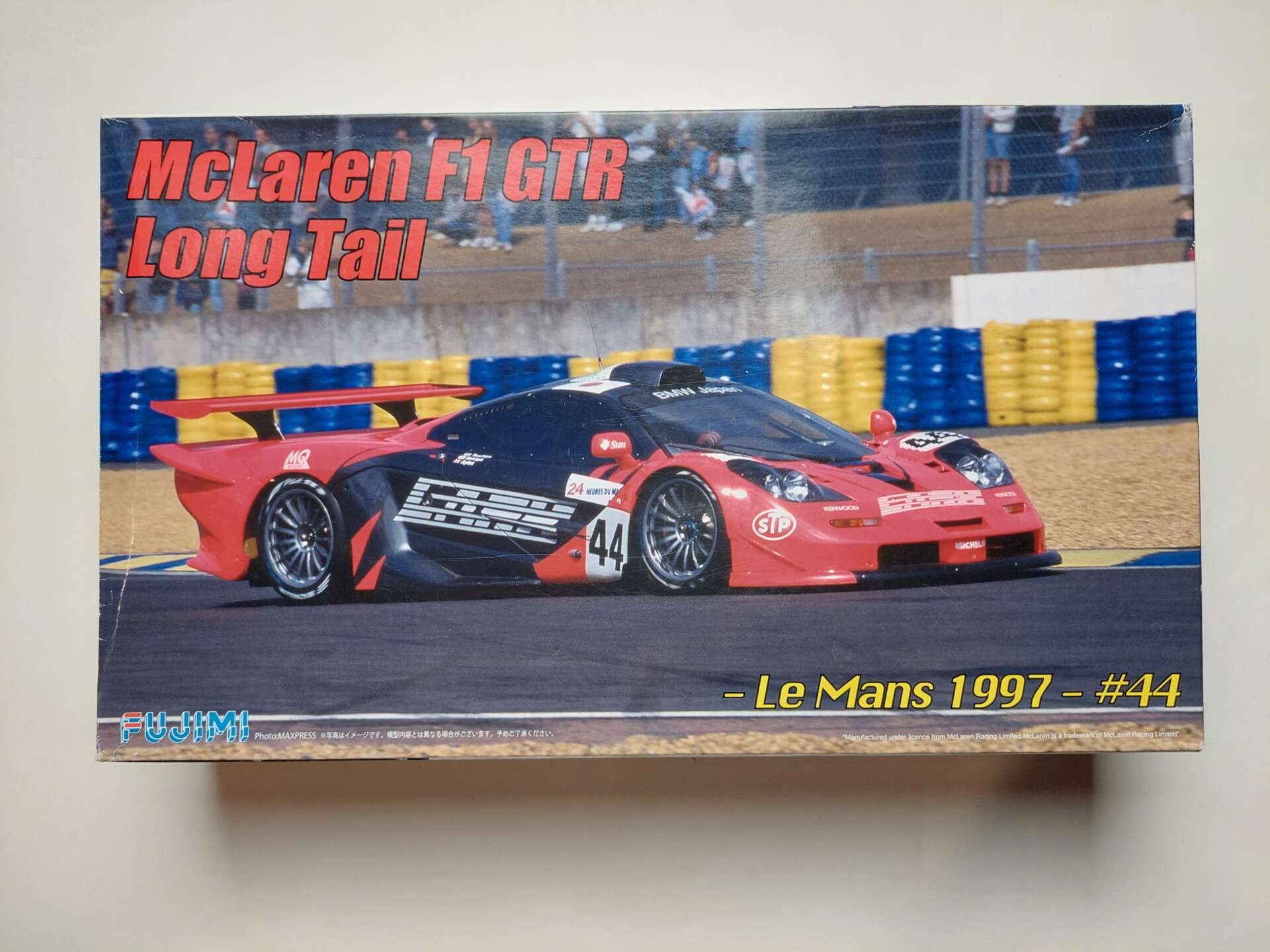 4ba244b220ac99c4f813bbb08e6a8536.jpg 1/24 McLaren F1 GTR Long Tail 1997 Le Mans #44 Сборная модель Fujimi 12579
