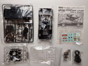 1/20 Lamborghini Countach LP400 The Circuit Wolf - Circuit no Okami Сборная модель Doyusha SO-14