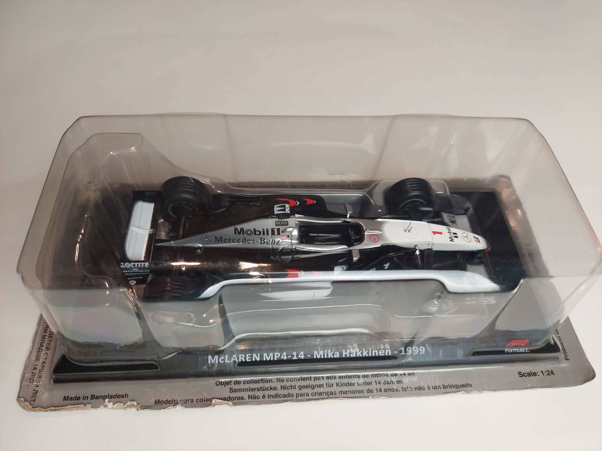 67b3b2d15ea0782eb6d2bba5089cd74d.jpg 1/24 McLAREN MP4-14 1999 Mika Häkkinen Масштабная модель Altaya
