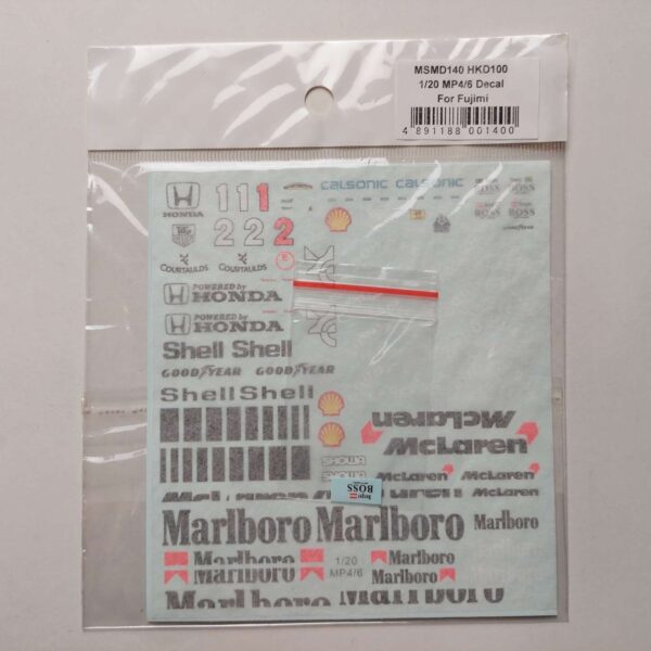 1/20 McLaren MP4/6 Marlboro (Fujimi) Декали MSM Creation MSMD140