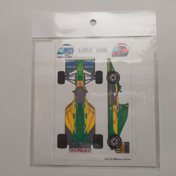 1/20 Lotus 102D Hitachi Декали Museum Collection D990
