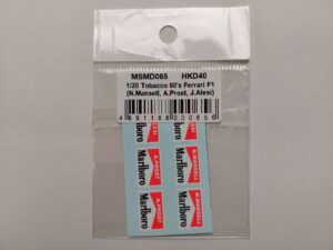 1/20 Tobacco '90 Ferrari F1 (N.Mansell, A.Prost, J.Alesi) Marlboro Декали MSM Creation MSMD065