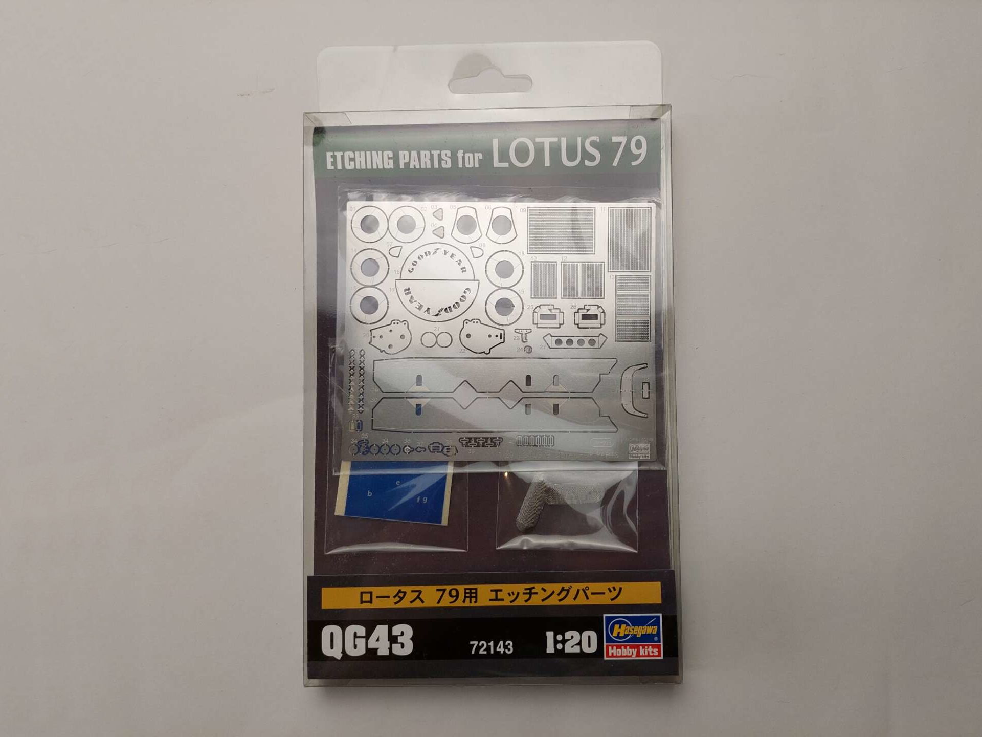91db9fc9d6c713702450fc62ea4b4067.jpg 1/20 Lotus 79 QG43 Фототравление Hasegawa 72143