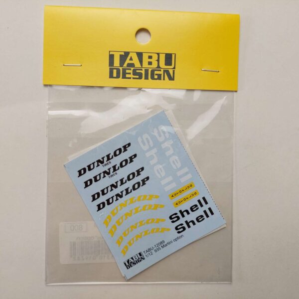 1/12 Porsche 935 Martini option Декали Tabu Design 12089
