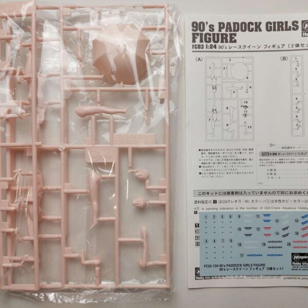 1/24 90's Paddock Girls Figure Hasegawa 29103