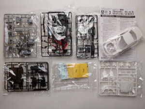 1/24 Mercedes-Benz SL 65 AMG Black Series Сборная модель Aoshima 049624