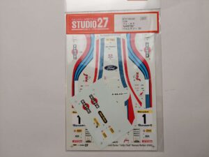 1/24 Ford Focus WRC '00 Barum Rallye Martini Декали Studio27 ST27-DC381