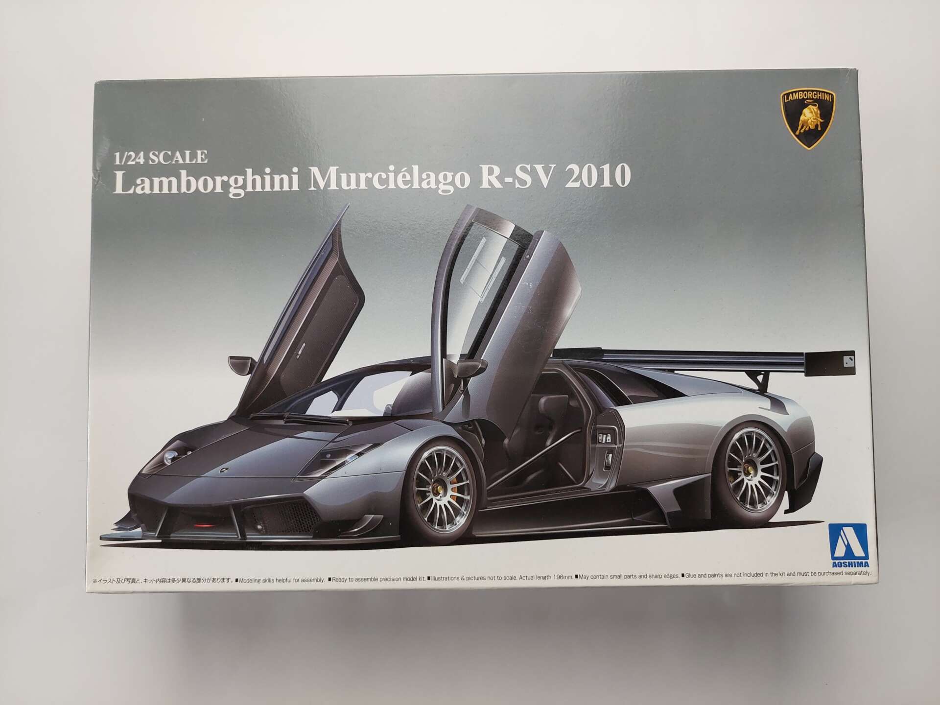 ed0de3b58b8b7b049c871242e07ee626.jpg 1/24 Lamborghini Murcielago R-SV 2010 Сборная модель Aoshima 007105