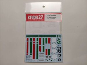 1/24 Alfa Romeo Giulia Sprint GTA B Декали Studio27 ST27-DC1252