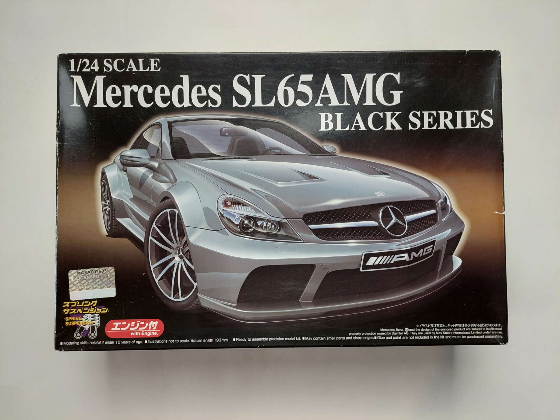 f6b4850406ec89761e27d44838e42412.jpg 1/24 Mercedes-Benz SL 65 AMG Black Series Сборная модель Aoshima 049624
