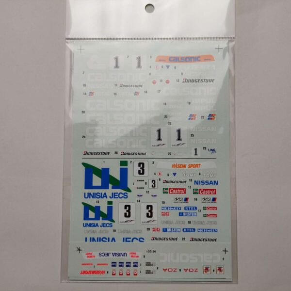 1/24 Nissan Skyline GT-R '96 JGTC Calsonic/Unisia JECS Декали Studio27 ST27-DC54