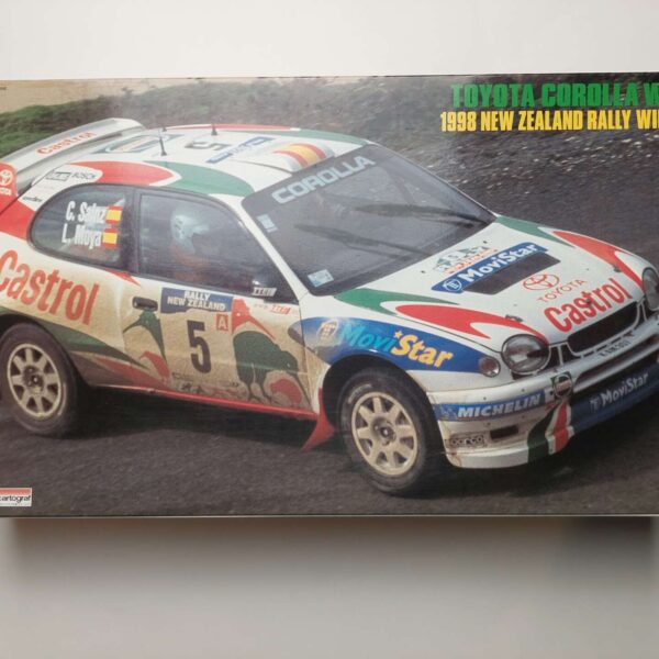 1/24 Toyota Corolla WRC 1998 New Zealand Rally Winner Сборная модель Hasegawa 25083