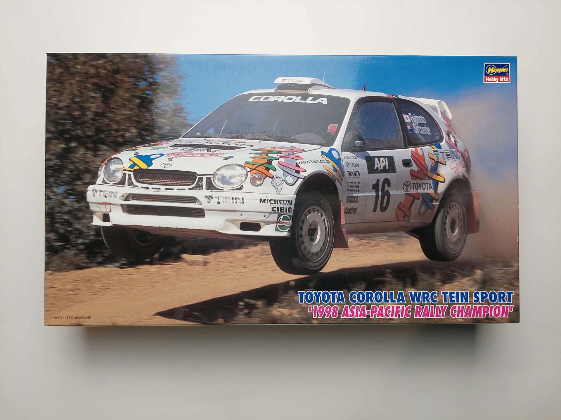 269a32427286db0df7e89ea754e3f63c.jpg 1/24 Toyota Corolla WRC 1998 Asia-Pacific Rally Champion Tein Sport Сборная модель Hasegawa 20205