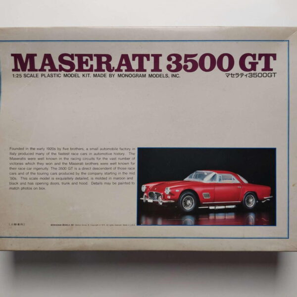1/25 Maserati 3500 GT Сборная модель Monogram 0503757