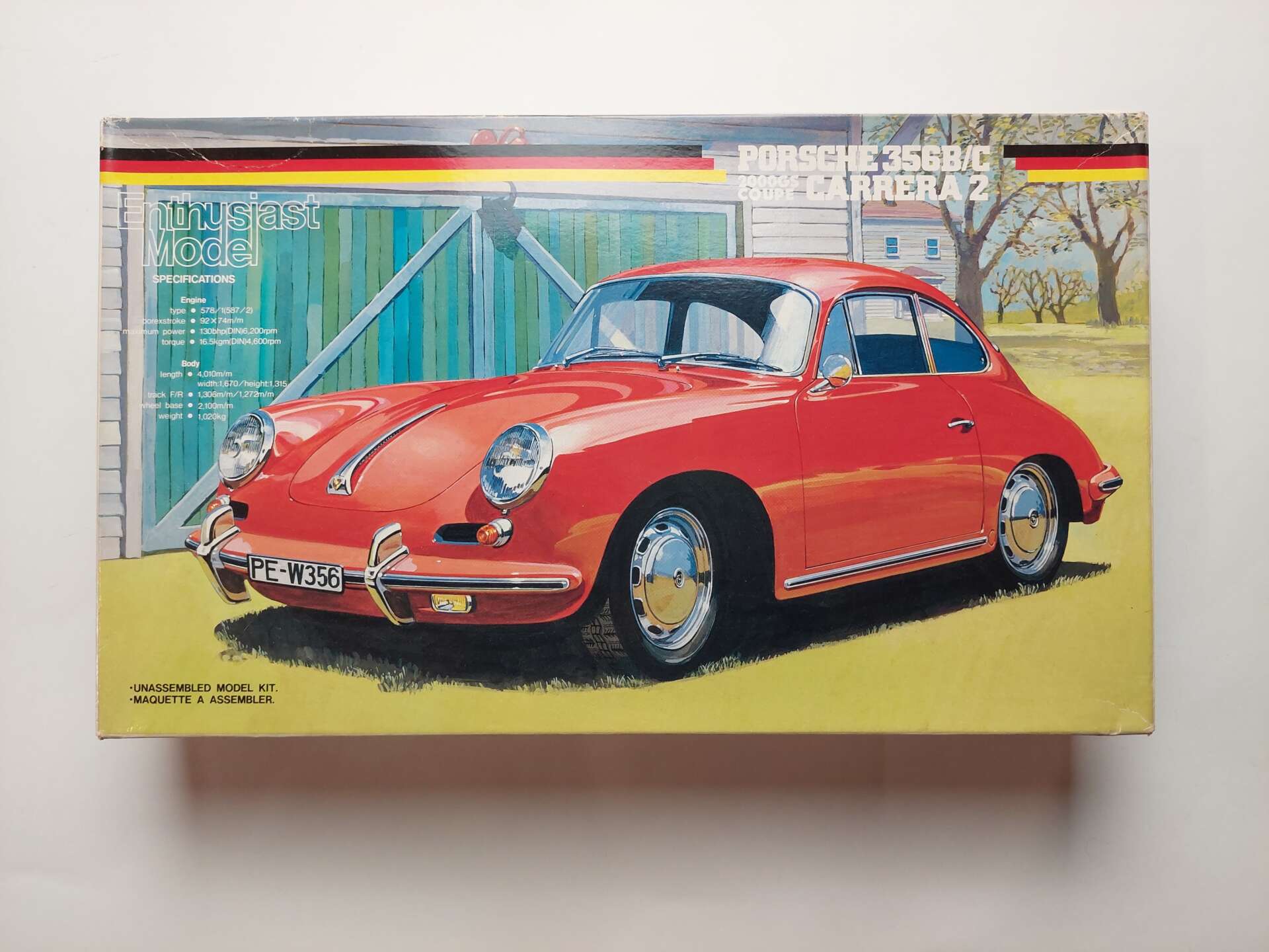 47d99fb64a3fa57a0a592e7d820e2815.jpg 1/24 Porsche 356B/C 2000GS Coupe Carrera 2 Сборная модель Fujimi 08027