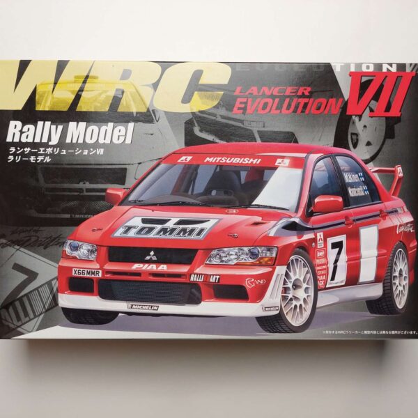 1/24 Mitsubishi Lancer Evolution VII WRC Rally Model Сборная модель Fujimi 18695