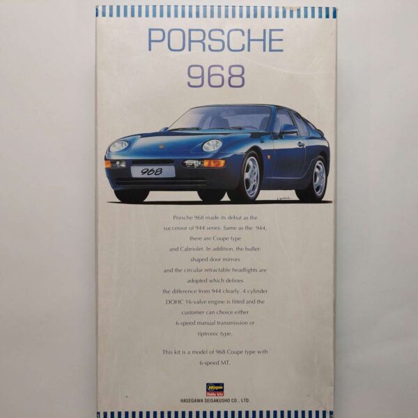 1/24 Porsche 968 Сборная модель Hasegawa 20109