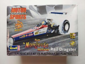 1/24 Tom Mongoose McEwen Rail Dragster Motor Sports Сборная модель Revell 85-4908