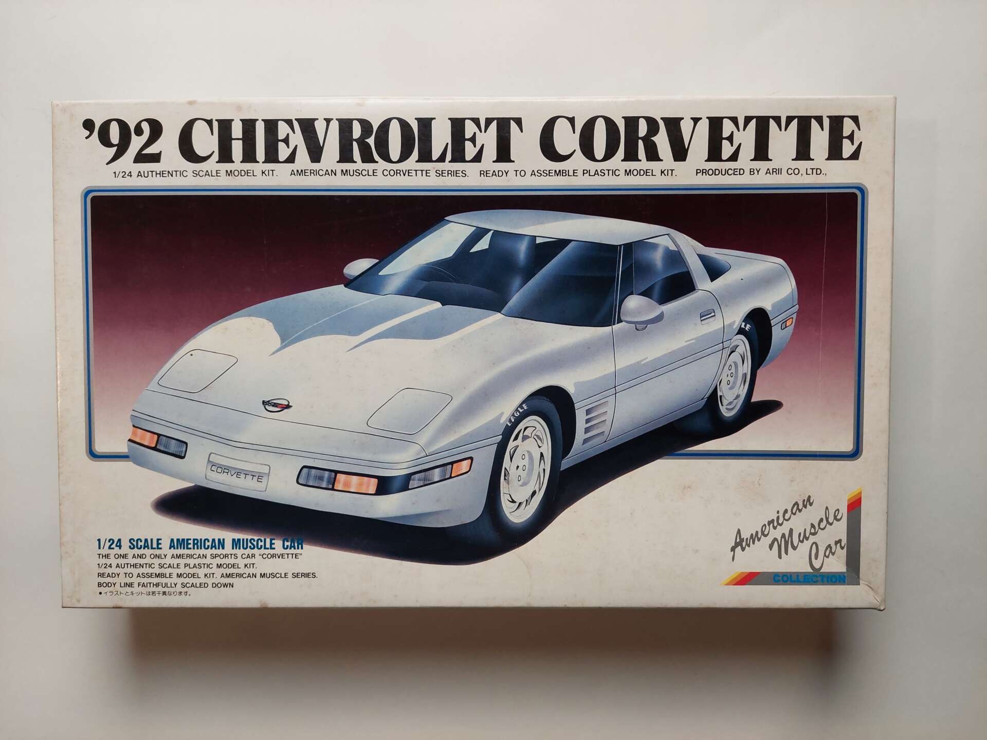 7b91c597d63cc8362534cddfe28cd65c.jpg 1/24 Chevrolet Corvette C4 '92 Сборная модель ARII 21007