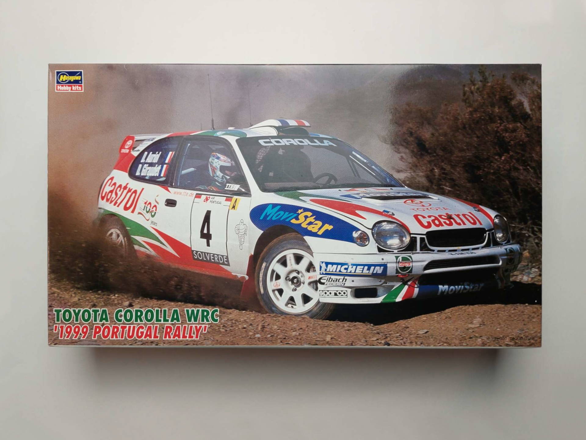 7f1da07788a5e893cb99a156535123e0.jpg 1/24 Toyota Corolla WRC 1999 Portugal Rally Сборная модель Hasegawa 20202