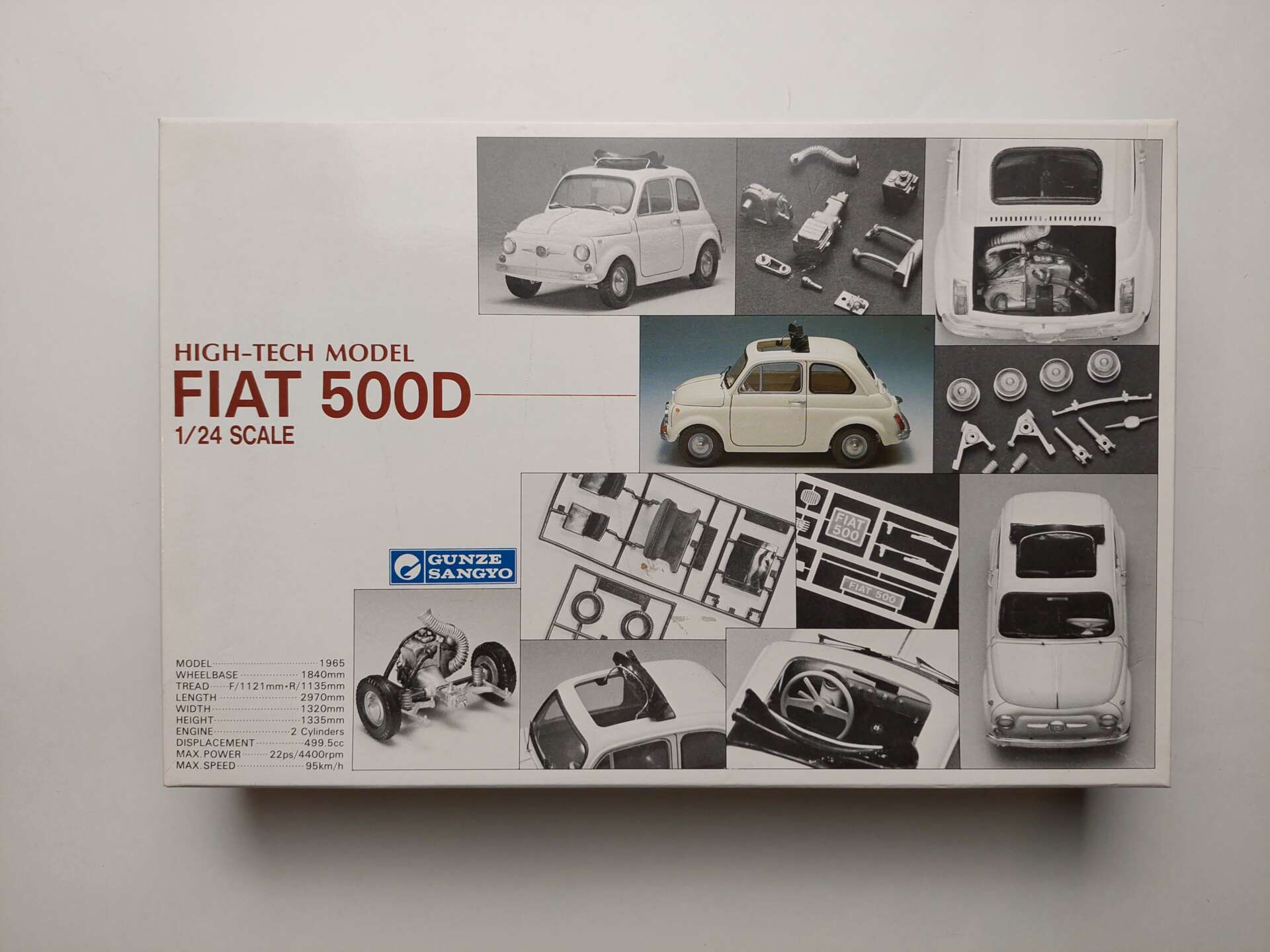 838c9743a9d48a9fe5bf53dffa041775.jpg 1/24 Fiat 500D с ф/т Сборная модель Gunze Sangyo G-218