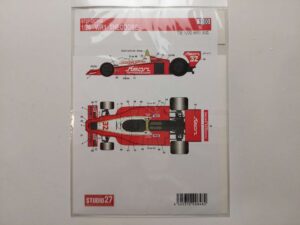 1/20 Wolf WR 1 Theodore Racing Декали Studio27 ST27-DC848