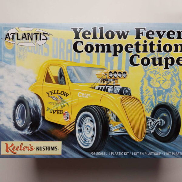 1/25 FIAT 500 Topolino Yellow Fever Competition Coupe Сборная модель Atlantis 13101