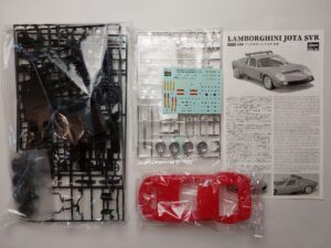 1/24 Lamborghini Jota SVR 1975 Сборная модель Hasegawa 21214