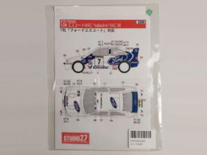 1/24 Ford Escort '98 RAC Valvoline Декали Studio27 ST27-TK2403