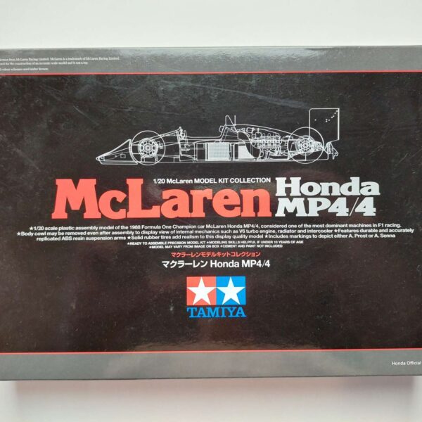 1/20 McLaren MP4/4 Honda Сборная модель Tamiya 89719
