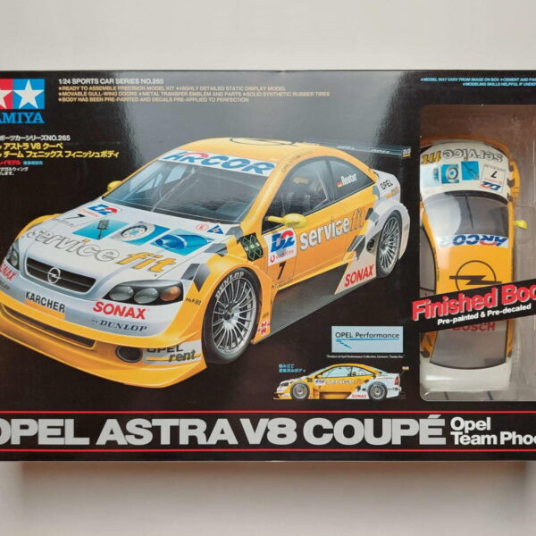 1/24 Opel Astra G V8 Coupe DTM #7 Opel Team Phenix Finished Body Сборная модель Tamiya 24265