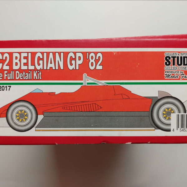 1/20 Ferrari 126 C2 '82 Belgian GP Сборная модель Studio27 ST27-DX2017