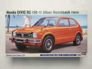 1/24 Honda Civic RS (SB-1) 1974 3Door Hatchback Сборная модель Hasegawa 21125